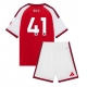Arsenal Declan Rice #41 Barnkläder Hemma matchtröja till baby 2026-27 Kortärmad (+ Korta byxor) Billigt Arsenal Declan Rice #41 Barnkläder Hemma matchtröja till baby 2026-27 Kortärmad (+ Korta byxor) Billigt